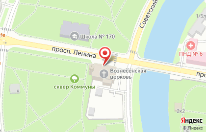 Церковь Вознесения Господня на карте