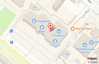 Оптово-розничная сеть магазинов Линейка на проспекте Комарова на карте