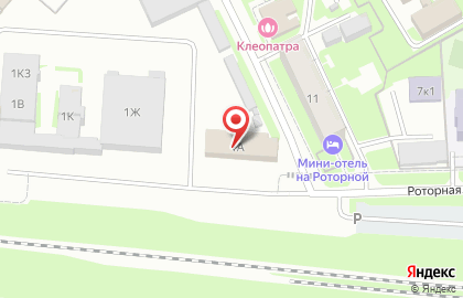 Семейная на Роторной улице на карте