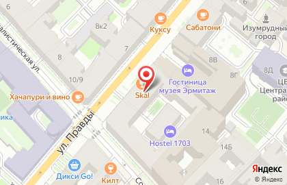 Проспект на карте