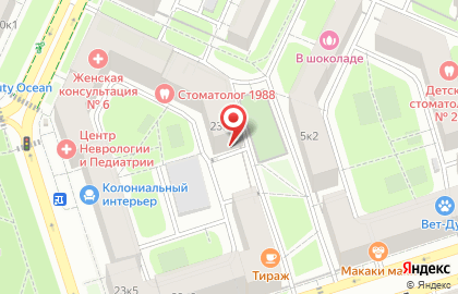 Район Сокол Общественный пункт охраны порядка Северного административного округа на Новопесчаной улице, 23 к 1 на карте