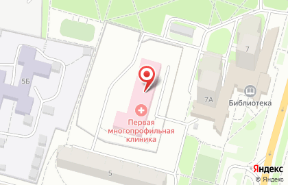 Медицинский центр Гиппократ на Архангельской улице на карте