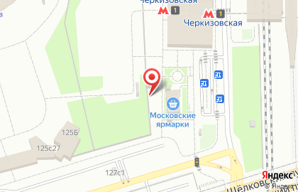 Магазин мясной продукции в Преображенском на карте