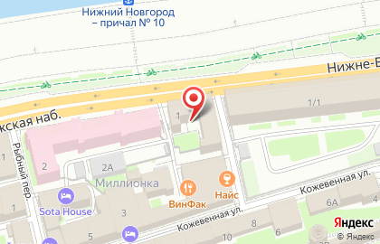 Нижегородское областное бюро судебно-медицинской экспертизы в Нижнем Новгороде на карте