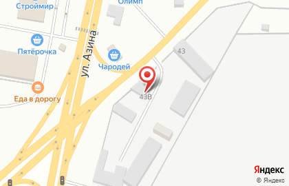 Пункт проката оборудования на карте