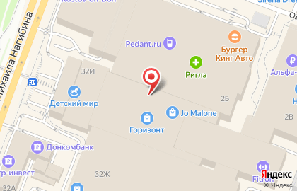 Магазин мужской одежды Kanzler на проспекте Михаила Нагибина на карте