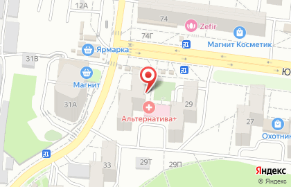 Аптека АПТЕКА36рф на Южно-Моравской улице на карте