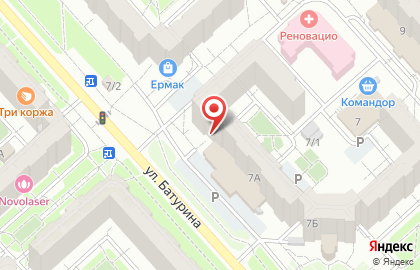Красломбард в Советском районе на карте