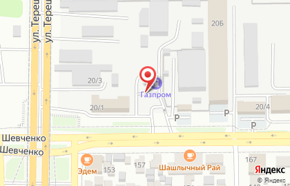 СТО Газпром в Дзержинском районе на карте