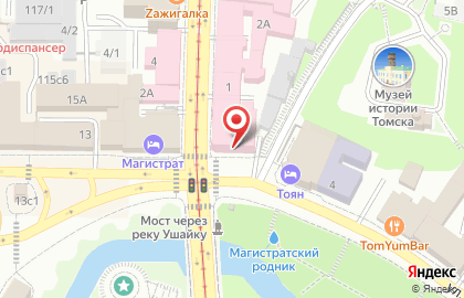 Томский НИИ курортологии и физиотерапии на карте