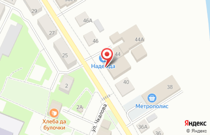Магазин одежды и обуви Березка на карте