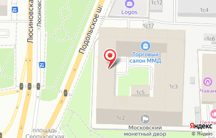 Московский монетный двор Гознака на карте