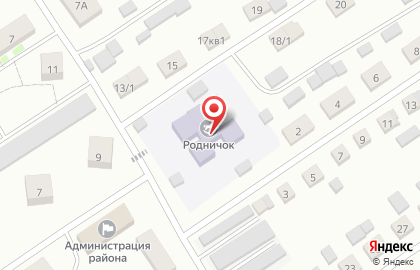Детский сад Родничок на Комсомольской на карте