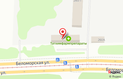 Транспортная компания Проекты и логистика на Беломорской улице на карте