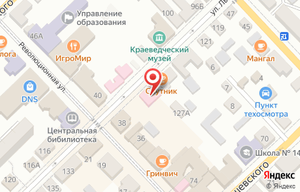 Медицинская лаборатория Гемотест на улице Л.Толстого на карте