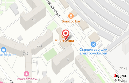 Супермаркет Магнит на улице Северо-Западная на карте