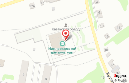 Дом культуры пгт. Нижние Вязовые на карте