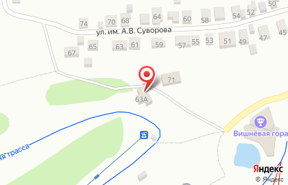 Горнолыжная база Роща на карте