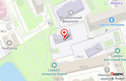 Школа №498 с дошкольным отделением на Крестьянской площади, 10/2 на карте