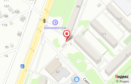 Киоск по ремонту обуви, Советский округ на Светлой улице на карте