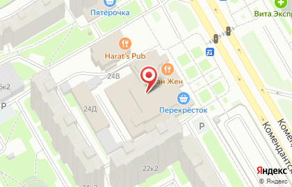 Оазис на Комендантском проспекте на карте