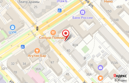 Московские конфеты на улице Дзержинского на карте