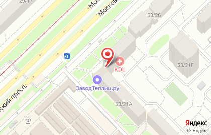 Агентство недвижимости Кама на Московском проспекте на карте
