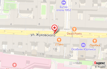 Оазис на улице Жуковского на карте