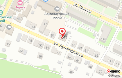 Частная охранная организация Центурион-НН на улице Луначарского на карте