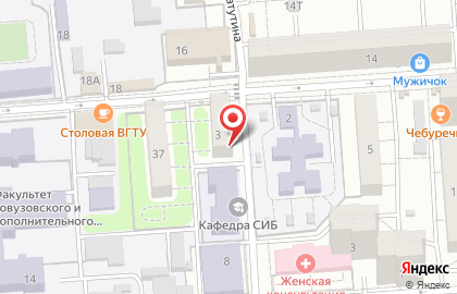 Магазин Мясной дворик в Коминтерновском районе на карте