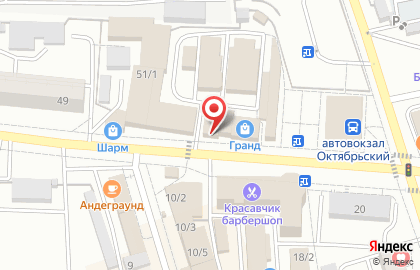 Салон сотовой связи МТС на улице Садовое Кольцо на карте