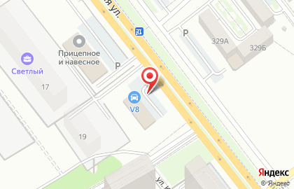 Автосервис V8 в Тамбове на карте