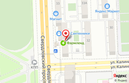 Ресторан доставки суши Temari74 в Калининском районе на карте