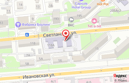 Моне на Светланской улице на карте
