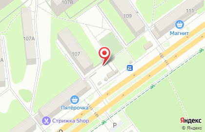 Киоск по продаже фруктов и овощей в Кировском районе на карте