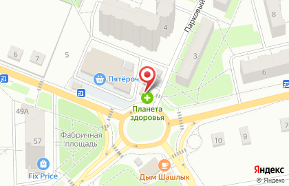 Аптека Планета здоровья на Большой Октябрьской улице на карте