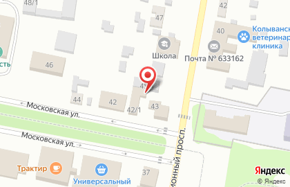 Магазин автозапчастей Колесо на Московской улице на карте