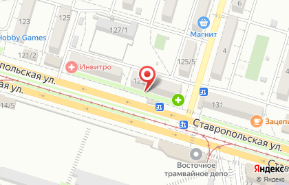Магазин эротических товаров Вибросклад на Ставропольской на карте