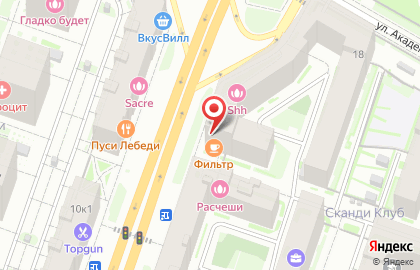 Бар Фильтр на Аптекарском проспекте на карте
