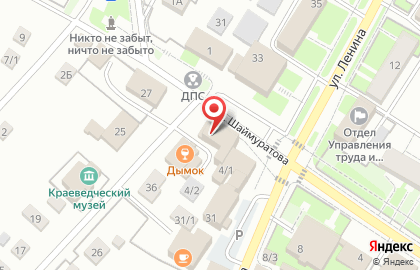 Супермаркет Магнит в Уфе на карте