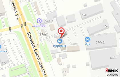 Оценочная компания Эксперт Сервис на Большой Серпуховской улице на карте