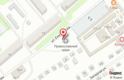 Православный храм в честь святой блаженнейшей Матроны Московской на карте