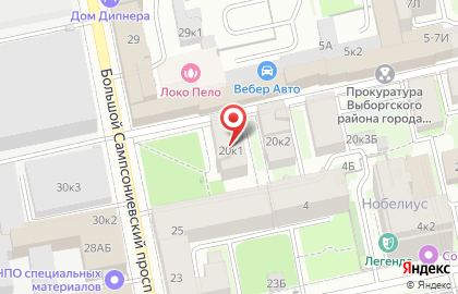 Рувд Выборгского Района на карте