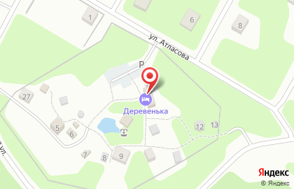 Гостевой дом Деревенька в Петропавловске-Камчатском на карте