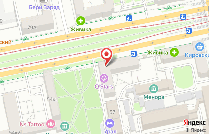 Магазин одежды Best Market в Октябрьском районе на карте