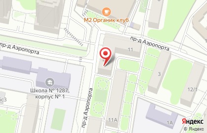 Московская служба психологической помощи населению на метро Аэропорт на карте