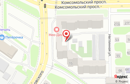 Призма на улице Чайковского на карте