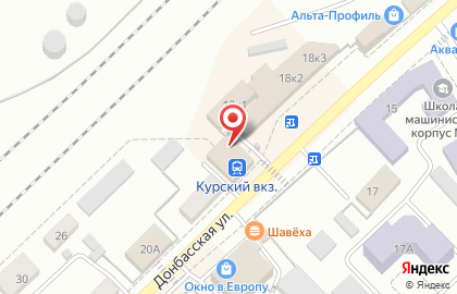 Воронеж-Курский на карте