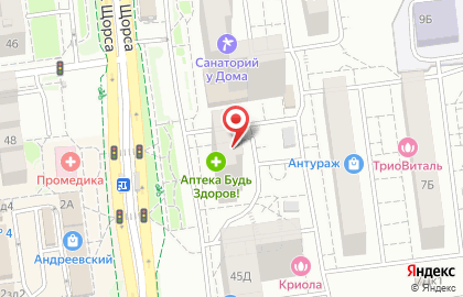 Салон мебели в Белгороде на карте