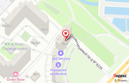 Азбука на Боровском шоссе на карте
